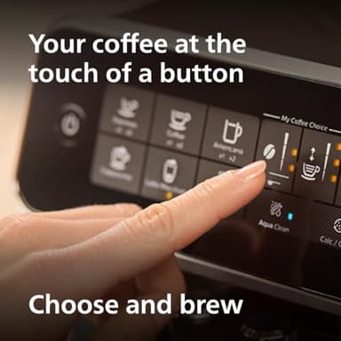 Philips 3200 Series Fully Automatic Espresso Machine, LatteGo Milk Frother, 5 Coffee Varieties, Intuitive Touch Display, 100% Ceramic Grinder, AquaClean Filter, My Coffee Choice, Black (EP3241/54) - Image 6