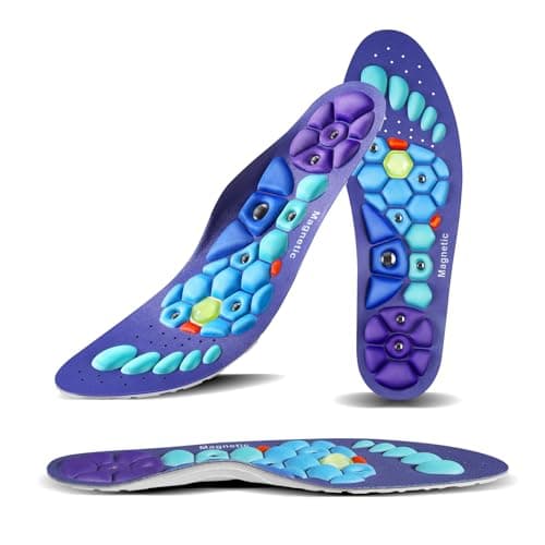 Acupressure Insoles,Orthopedic Massage Insoles,Foot Acupressure Insoles,Acupressure Insoles for Women Men (Blue2, M(Men 7.5-9/Women 8.5-10)) - Image 1