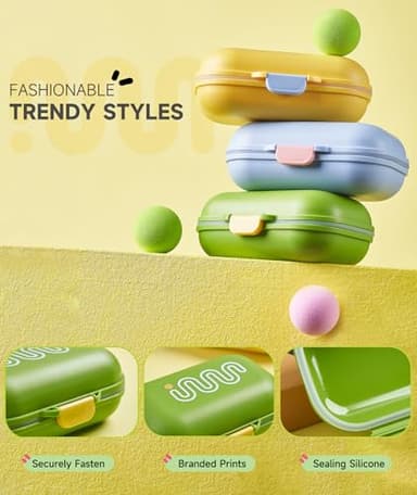 PEISAINOX Travel Soap Case, 100% Leakproof Soap Box with Lid, Bar Soap Holder for Traveling, Draining Soap Dishes for Bathroom, Shower, Gym, School, Camping, Vacation, Outdoor,Travel Essentials - Image 7