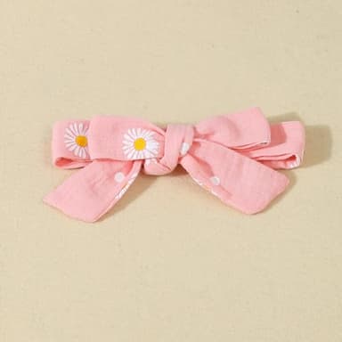 Kaipiclos Newborn Baby Girl Fall Outfits Letter Rib Knit Romper Daisy Belted Pants Headband Infant Clothes 0 3 6 12 18 Months (Pink, 12-18 Months) - Image 4