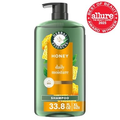 Herbal Essences Sulfate Free Shampoo with Honey for Daily Moisture, Nourishes Dry Hair, Moisturizing Shampoo with Certified Camellia Oil and Aloe Vera, Lightweight For All Hair Types, 33.8oz - Image 2