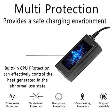 USB Type C 45W Chromebook Charger for HP Chromebook 14 X360 14-ca051wm 14-ca052wm 14-ca091wm ca061dx 14-ca0061dx 14-ca060nr 14-ca020nr 14-ca043cl USB C Power Supply Adapter - Image 4