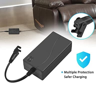 Power Recliner Power Supply, Sopito 2-Pin AC/DC Adapter 100-240V, Quality 29V 2A Switching Transformer, Replacement Part for Recliner Couch/Electric Sofa/Lift Chair/Standing Desk - Image 6