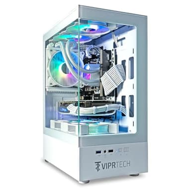 ViprTech Stryker 3.0 Liquid-Cooled PC - AMD Ryzen 7 (4.1GHz Turbo), RTX 3060 12GB, 32GB DDR4 3200, 1TB NVMe SSD, 700W PSU, WiFi BT, Win 11 Pro, RGB, Gaming Desktop Computer Prebuilt, White - Image 7