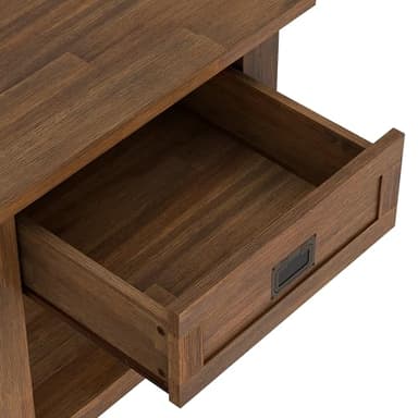 SIMPLIHOME Monroe SOLID ACACIA WOOD 22 inch Wide Square Rustic End Table in Rustic Natural Aged Brown for the Living Room and Bedroom - Image 10