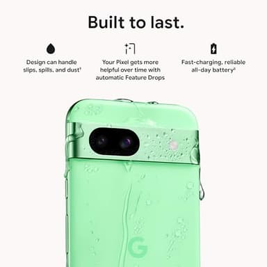 Google Pixel 8a - Unlocked Android Phone with Google AI, Advanced Pixel Camera and 24-Hour Battery - Aloe - 128 GB - Image 9