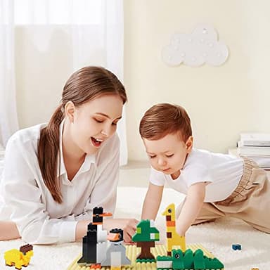 HUIZDQ 1500 Pieces Building Bricks, Classic Bulk Small Blocks, Classic Bricks Set Basic Building Blocks Compatible with All Major Brands - Image 6