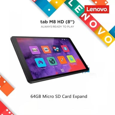 Lenovo Tab Tablet M8 TB-8505F Touchscreen PC | MediaTek Helio-A22 | 4 Cores Quad-Core Processor 2.0GHz | 16GB Storage | 64GB SD Card | Android 9 (Renewed) - Image 7