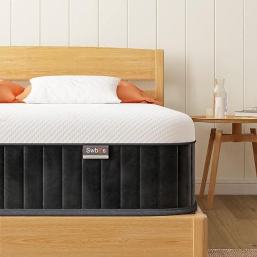 Swbvs Firm Double Mattress, 12 Inch Memory Foam Full Size Mattress, Full Bed Mattress in a Box,Pressure Relief & Firm Mattress Double Size - Image 1