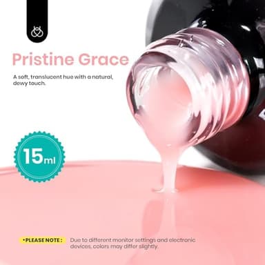 Beetles Builder Gel HEMA-Free, 7 in 1 Jelly Pink Builder Nail Gel for Nail Strengthener Building Extension in A Bottle Thickening & Repair Friendly for Beginner Women - Image 5