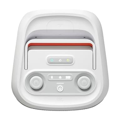 JBL PartyBox Club 120 - Portable Party Speaker with Foldable Handle, Powerful JBL Pro Sound, Futuristic lightshow, Up to 12 Hours of Play time, Splash Proof, Dual Mic & Guitar Inputs (White) - Image 11