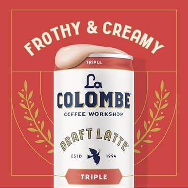 La Colombe Coffee, Triple Draft Latte, 11 fl oz Cans (Pack of 12), Coffeehouse Quality Cold Brew, Specialty Grade Coffee Beans, Ready-to-Drink On-the-Go - Image 5