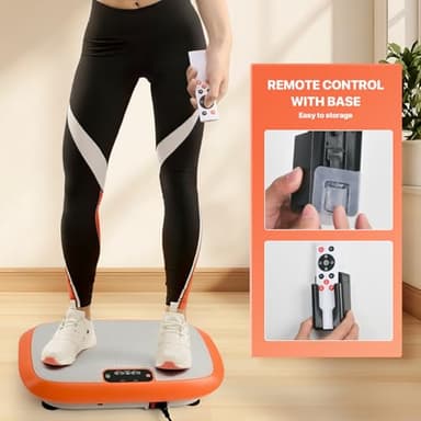 Vibration Plate Exercise Machine for Weight Loss Fitness Equipment, Vibration Plate Platform for Home Fitness,Lymphatic Drainage Shaking Full Body Shaker 99 Adjustable Speeds - Image 5