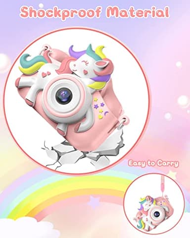 Kids Camera for 3-8 Years Old Toddlers Childrens Boys Girls Selfie Camera 20 MP HD 1080P IPS Screen Dual Digital Toy Camera for Kids Christmas Birthday Gifts with 32Gb Card - Image 6