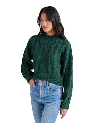 Steve Madden Apparel Women's Marcie Sweater, Pine Grove - Image 3
