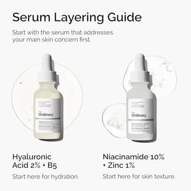 The Ordinary Hyaluronic Acid 2% + B5 (with Ceramides), Multi-Depth Hydration Serum for Plumper, Smoother Skin, 1 Fl Oz - Image 6