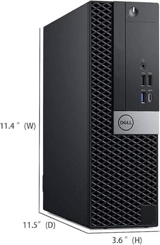 Dell OptiPlex 7050 SFF Desktop Computer PC, Intel Core i5-7500, 16 GB RAM, 256 GB SSD, Keyboard & Mouse, Windows 11 Pro (Renewed) - Image 6