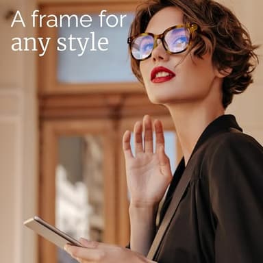 miyya Blue Light Glasses for Women – Oversized UV & Blue Light Blocker Chunky Frames, All-Day Comfort, Stylish Eyewear - Image 2