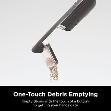 Shark WV201 WANDVAC Handheld Vacuum, Lightweight at 1.4 Pounds with Powerful Suction, Charging Dock, Single Touch Empty and Detachable Dust Cup,Graphite, Slate - Image 8