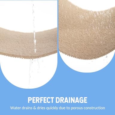 Hargiis Non-Slip Bathtub Mat, Anti Slip Shower Mat, Fast Drying Bathtub Mats, Foot Scrubber Mat, Anti Slip Mat for Tub, Floor, Bathroom, Kitchen, Home, Hotel (Grey 40"×28") - Image 6