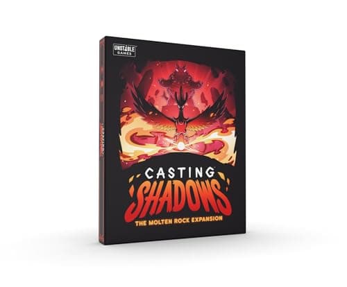 Unstable Games - Casting Shadows: Molten Rock Expansion - Designed to be Added to Your Casting Shadows Base Game - Great for Family Game Night - Image 1