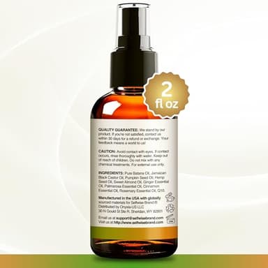 Batana Oil for Hair Growth - 100% Pure, Organic, Cold-Pressed, Unrefined from Honduras by Dr. Sebi - Natural, Vegan for Strong Roots and Thick Hair - Wild Growth for Hair, 2oz - Image 9