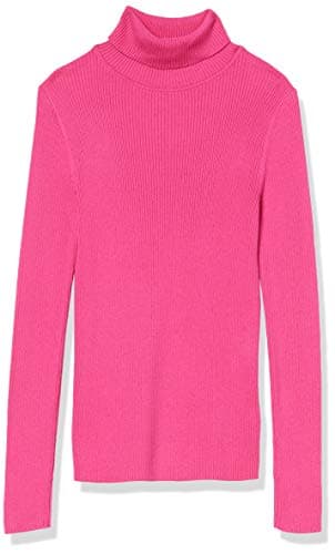 Amazon Essentials Women's Slim-Fit Lightweight Long-Sleeve Turtleneck Sweater, Bright Pink, Medium - Image 5