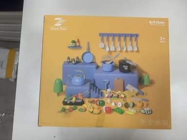 Zero Zoo 105Pcs Kids Kitchen Toy Accessories, Toddler Pretend BBQ Camping Cooking Playset, Play Pots, Pans, Utensils Cookware Toys, Play Food Set, Vegetables, Learning Gift for Girls Boys - Image 15