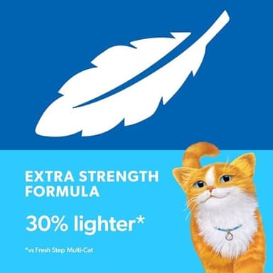 Fresh Step Light Weight Advanced Extreme Cat Litter with Febreze Freshness, Extra Strength Formula Clumping Litter, 25 lbs. (2 x 12.5 lb. Box - Image 6
