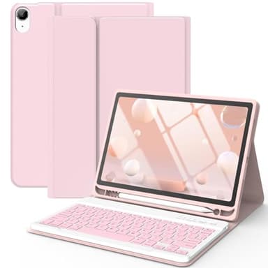 Keyboard Case for iPad Air 11-inch M3/M2/Air 5th/ 4th Generation- Detachable Bluetooth Keyboard Case with Pencil Holder - Flip Stand Cover for iPad Air 11"(2025&2024) /Air 5 2022/Air 4 2020/Pro 11 1st - Image 1