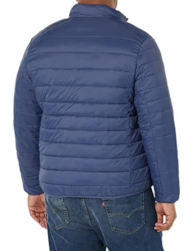Amazon Essentials Men's Packable Lightweight Water-Resistant Puffer Jacket (Available in Big & Tall), Indigo, XX-Large - Image 5
