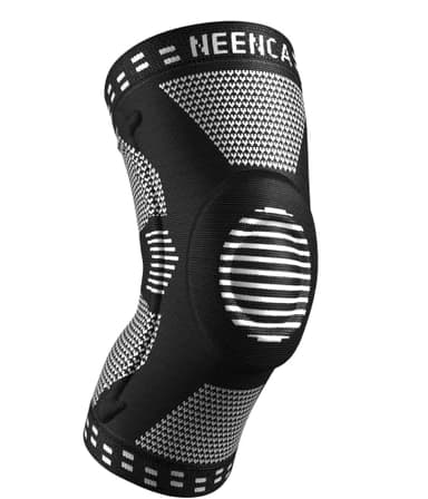 NEENCA Professional Knee Brace for Pain Relief, Medical Knee Support with Patella Pad & Side Stabilizers, Compression Knee Sleeve for Meniscus Tear, ACL, Joint Pain, Runner, Workout - Single - Image 9