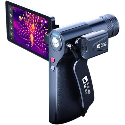 Thermal Master DV2 Thermal Monocular, 1093 Yards Night Vision Infrared Camera with 5'' Touch Screen, 512 x 384 Super IR Resolution, 50Hz, 20mK NETD, 10mm Lens, Work for Outdoor Wildlife Observation - Image 1