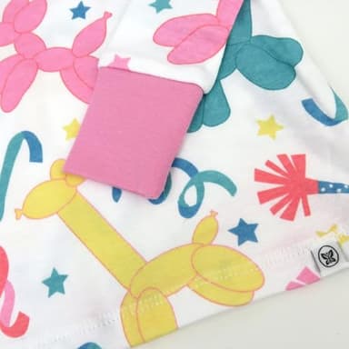 HonestBaby 2-pack Sleep and Play Footed Pajamas One-piece Sleeper Jumpsuit Zip-front Pjs Organic Cotton for Baby Girls, Unisex, Birthday Bash Pinks, 24 Months - Image 4