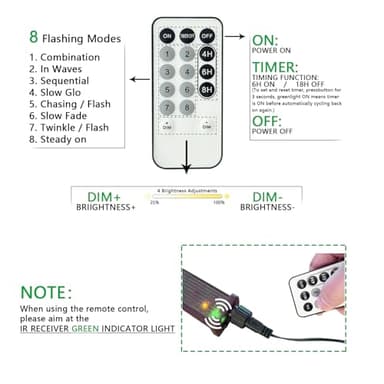 SOSHOT 6FT Lighted Artificial Palm Tree with Three Trunks and Upgraded 260 LED Lights - Outdoor/Indoor Use, Perfect for Tiki Bars, Patios, Homes, Offices, Beaches, Yards Pool and Cruise Party - Image 2