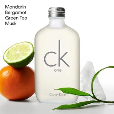 Calvin Klein CK One Eau de Toilette – Citrus Unisex Fragrance – With Notes of Green Tea, Bergamot, Cardamom, Violet & Amber – Luxury Unisex Perfumes – Long Lasting Fragrance - Image 3