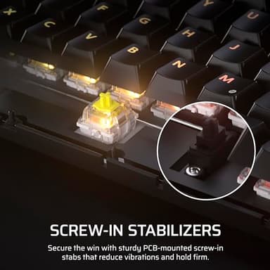 Corsair K65 Plus Wireless 75% RGB Hot-Swappable Mechanical Gaming Keyboard – Pre-Lubricated MLX Fusion Tactile Switches – Dual-Layer Sound Dampening – PBT Keycaps – QWERTY NA – Black - Image 9