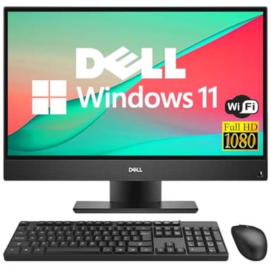 Dell OptiPlex 5260 21.5" FHD All-in-One Desktop PC, Quad-Core i5-8500, 16GB RAM, 256GB SSD, Keyboard and Mouse, WiFi, Bluetooth, DisplayPort, Type-C, Windows 11 Pro (Renewed) - Image 1