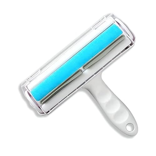 Portable Pet Hair Remover | Reusable Lint Roller for Cat and Dog | Hair Remover for Furniture, Couch, Carpet, Clothing, Seat and Bedding (Blue) - Image 1