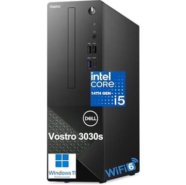Dell Vostro 3030s Small Desktop SFF Business Computer, 14th Gen Intel 10-Core i5-14400 (Beat i7-13620H), 16GB DDR5 RAM, 512GB PCIe SSD, WiFi 6, Bluetooth, Type-C, DisplayPort, HDMI, Windows 11 Pro - Image 1
