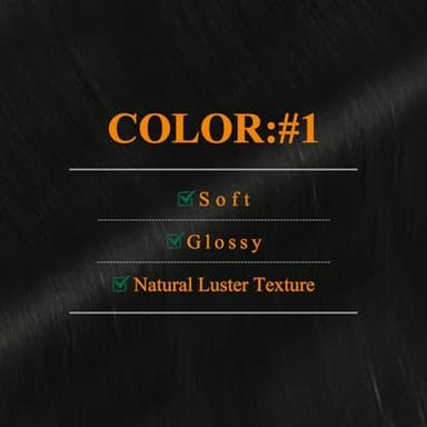 Easyouth Tape in Hair Extensions Black Human Hair Tape in Extensions Jet Black Lightweight Hair Extension Real Human Hair Tapes in 20 Inch 50g 20Pcs - Image 2