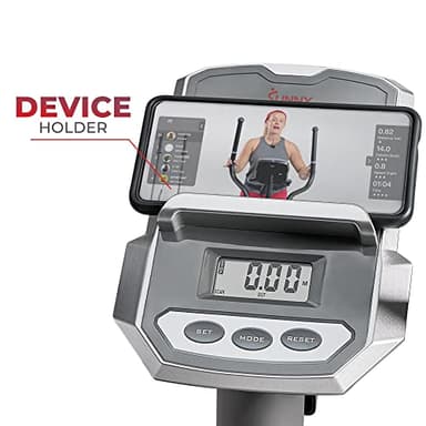 Sunny Health & Fitness Essentials Series Smart Elliptical Trainer with Exclusive SunnyFit® App Enhanced Bluetooth Connectivity - SF-E322002 - Image 6