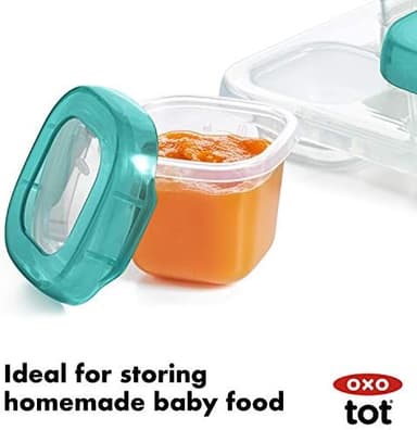 OXO Tot 12-Piece Baby Blocks Set, Teal - Image 5