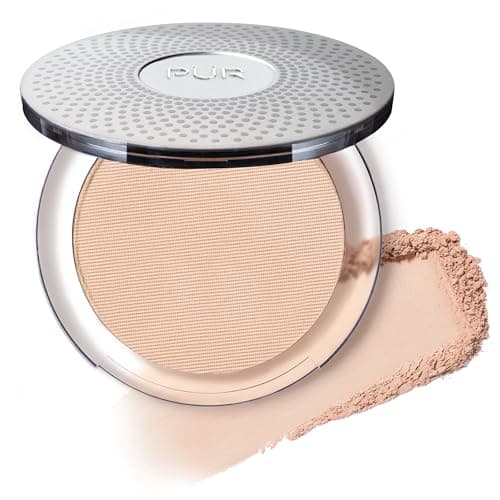 PUR Beauty 4-in-1 Pressed Mineral Makeup Powder Foundation with SPF 15 - Concealer & Finishing Compact Pressed Powder for Face - Buildable Medium to Full Coverage Foundation Powder (Ivory) - Image 1