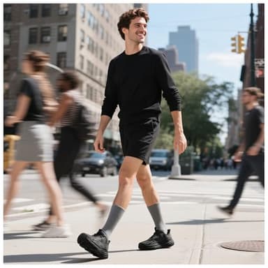 ALLSWIFIT Men's Slip On Walking Shoes Hands-Free Cushion Running Tennis SwiftPlush Non-Slip Comfortable Workout Gym Athletic Fashion Sneakers,Size 13,Black,AMUMRS2512 - Image 8