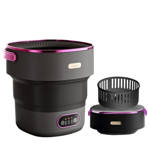 Portable Washing Machine,Underwear Washing Machines,Foldable Washing Machine with Capacity of 15L,Deeply Clean Underwear for Apartments, Camping, Traveling - Image 1