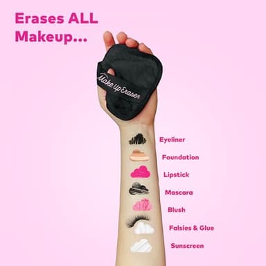 The Original MakeUp Eraser, 7-Day Set, Erase All Makeup With Just Water, Including Waterproof Mascara, Eyeliner, Foundation, Lipstick, Sunscreen, and More! Squad Ghouls, 7ct. - Image 5