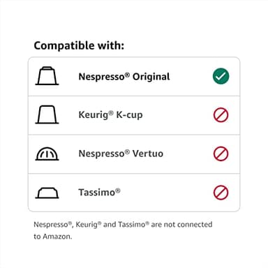 Amazon Brand - Solimo Ristretto Capsules, Dark Roast, Compatible with Original Brewers, Pack of 1x50 Capsule (50 count) - Image 7