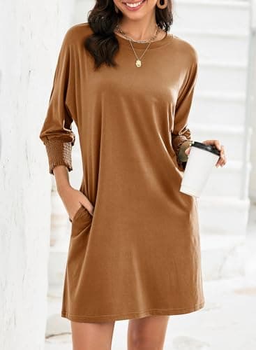 Dokotoo Summer Dresses for Women Sundresses Mini Petite Dress Spring Fashion 2025 Holiday Vacation Casual Sun Womens Dresses Beach Spring Cute Elegant Beach Plus Size Dress Pink - Image 4