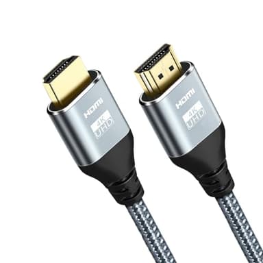 Cheges HDMI Cable 4K 60 Hz 20 ft, High Speed HDMI 2.0 Cables, 18Gbps, 4K @ 60Hz, Ultra HD, 2160P,1080P, ARC, 3D, HDCP 2.2 Cord Braided, for Laptop, Monitor, PS5, PS4, Xbox One, Fire TV - Image 1